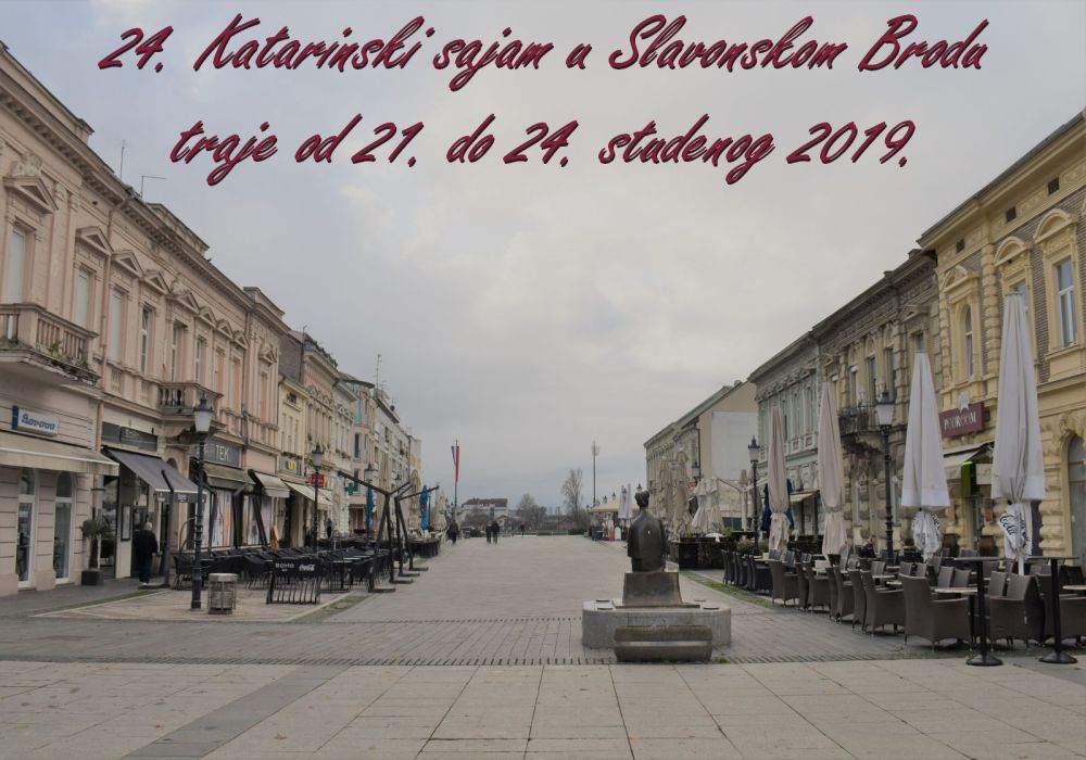 Ovogodišnji Katarinski sajam će se održati od 21. do 24. studenog u Slavonskom Brodu u dvorani Vijuš.